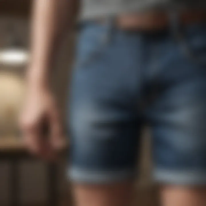 Care tips for maintaining cuffed jean shorts