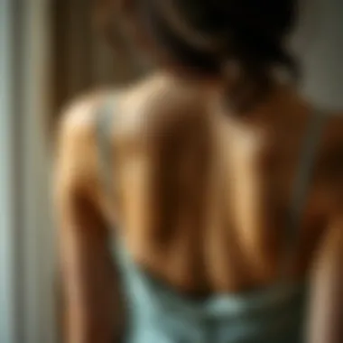 Luxurious Fabric Textures Luxurious fabric textures used in strappy backless bodysuits