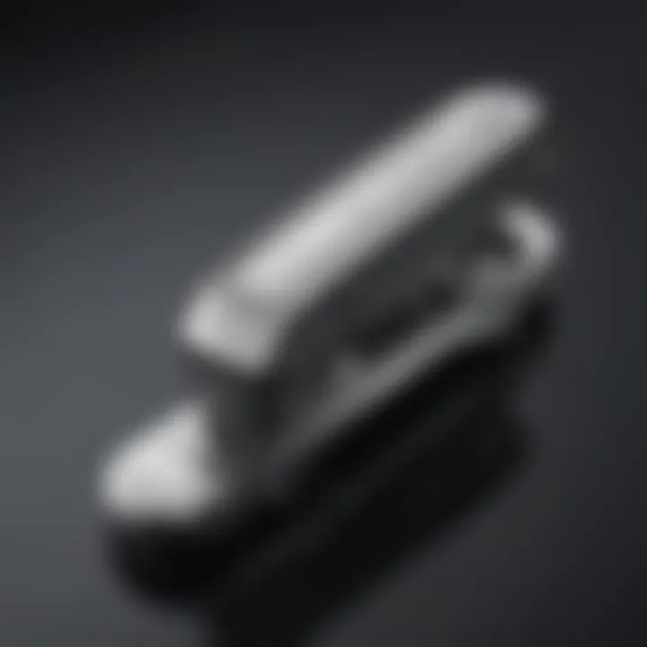 A sleek modern nail clipper showcasing innovative design features.