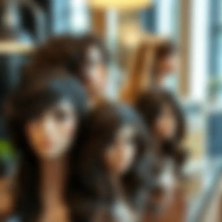 Care tips for maintaining wigs arranged aesthetically