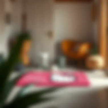 Hello Kitty door mat complementing modern home decor