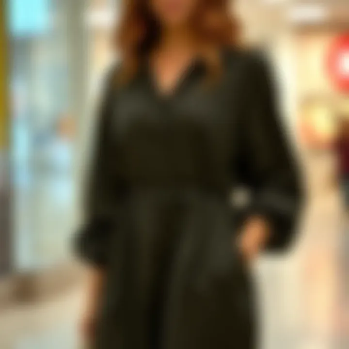 Stylish casual long dress with sleeves