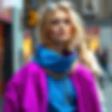 A vibrant display of contemporary fashion trends showcasing innovative designs.