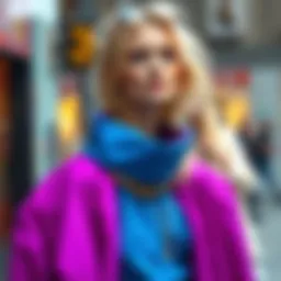 A vibrant display of contemporary fashion trends showcasing innovative designs.