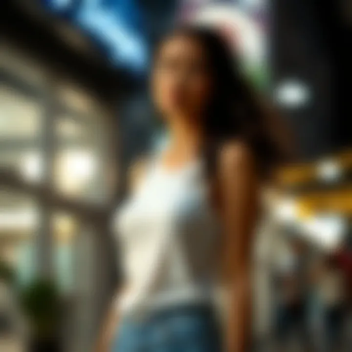 Chic white tank top with a modern silhouette