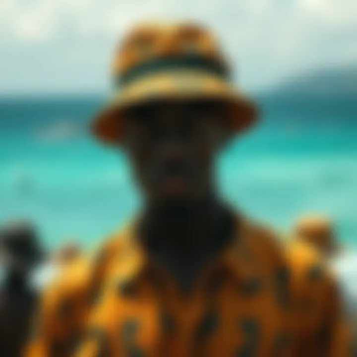 A historical representation of the evolution of bucket hats in Jamaica