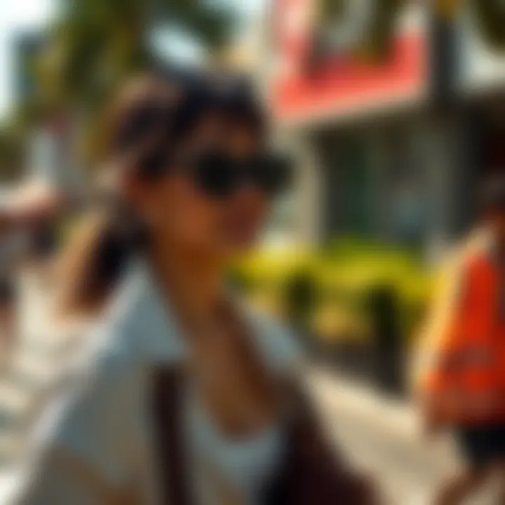 Sunblock Sleeves in Everyday Fashion Everyday fashion incorporating sunblock sleeves