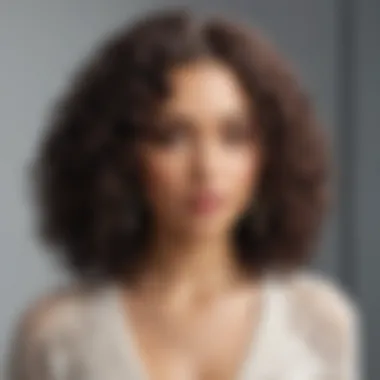 Versatile Styles with Wet n Wavy Crochet Hair An elegantly styled look featuring wet n wavy crochet hair, demonstrating its versatility.