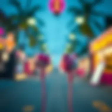 Hello Kitty ear buds in a vibrant lifestyle setting, illustrating their appeal