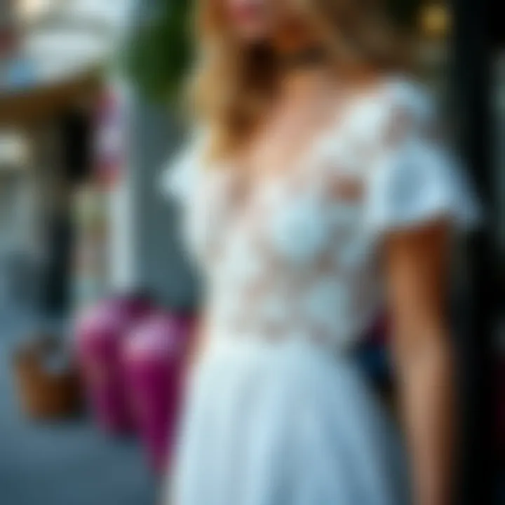 Fashion styling tips for white lace dress