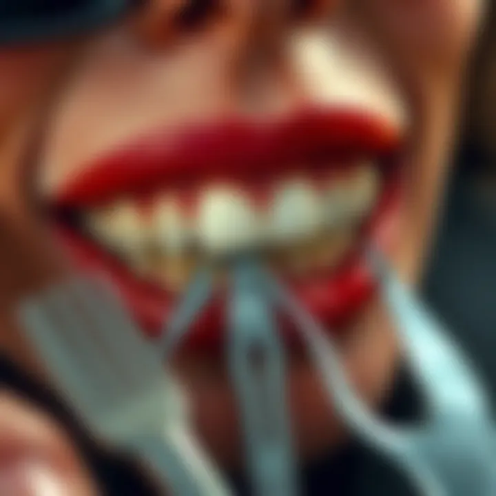 Detail shot showcasing the maintenance tools for grillz care