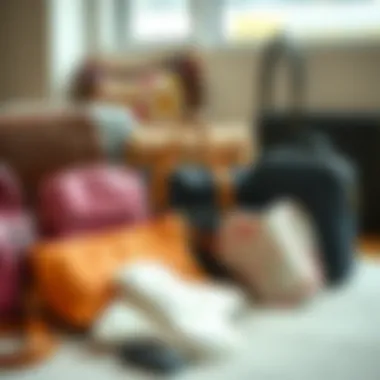 Variety of pad and tampon bags showcasing different styles.