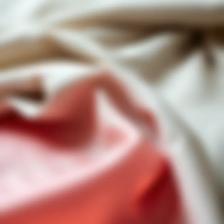 A close-up of sustainable fabric used in curvy clothing