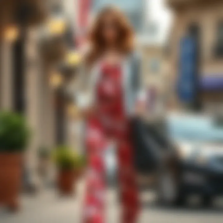 Chic styling options featuring floral pant set