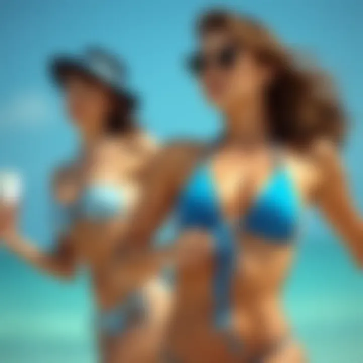 Historical evolution of bikini tops