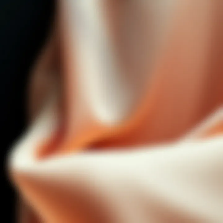 Close-up view of innovative fabric technology used in modern slimming nylons