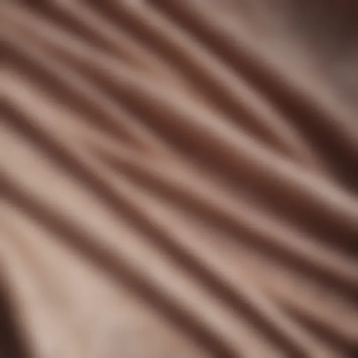 Close-up of fabric textures used in hybrid garments