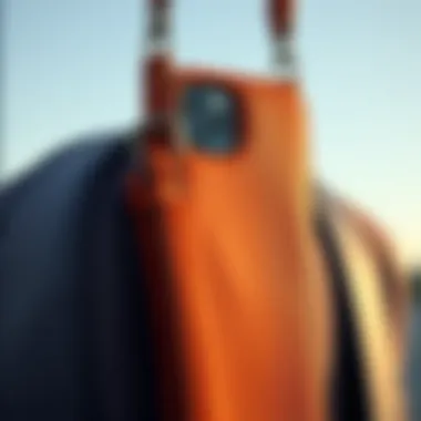 Elegant close-up of iPhone 11 case with crossbody strap highlighting material quality