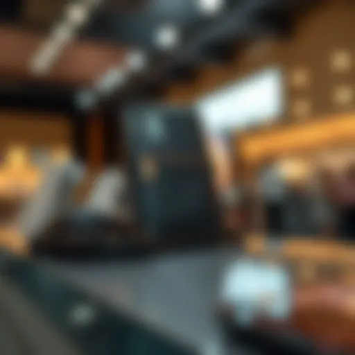 Stylish iPhone 11 case with crossbody strap on display