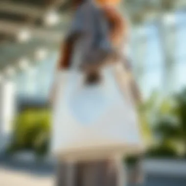 Sustainability in Fashion: Eco-Friendly White Bookbag Purses Sustainable practices in the production of white bookbag purses