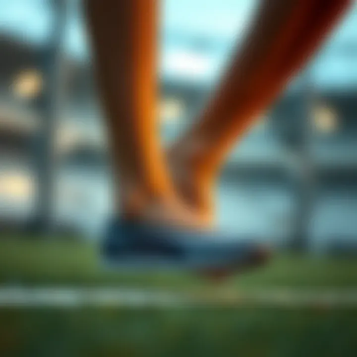 Comfort and performance features of sport slips.