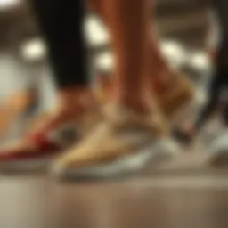 Diverse sport slip styles showcasing their evolution.