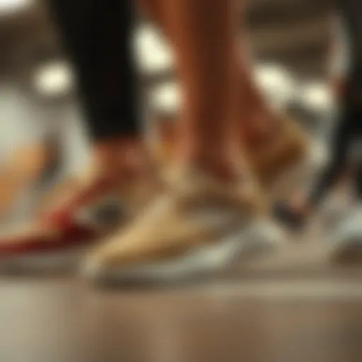 Diverse sport slip styles showcasing their evolution.