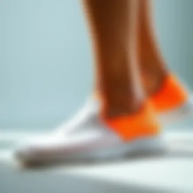 Materials used in sport slips highlighting innovation.