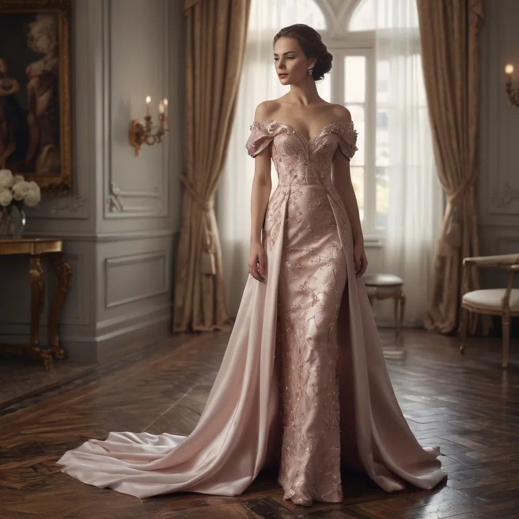 Floor Length Stretch Formal Off Shoulder Dress main image 0